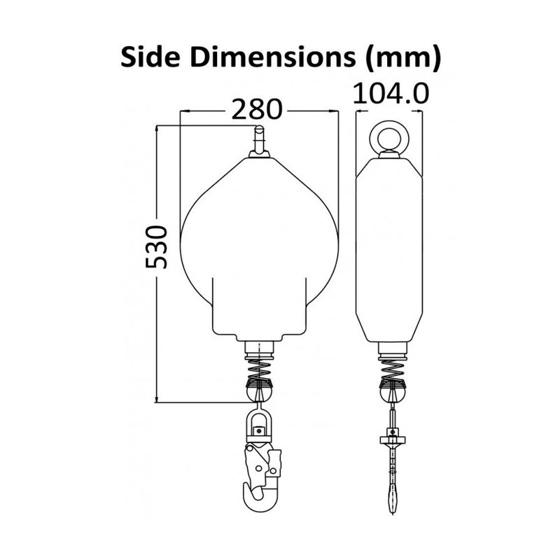 LASTSICHERUNGSGERÄT (MAX 500 KG) - 20m – Bild 2
