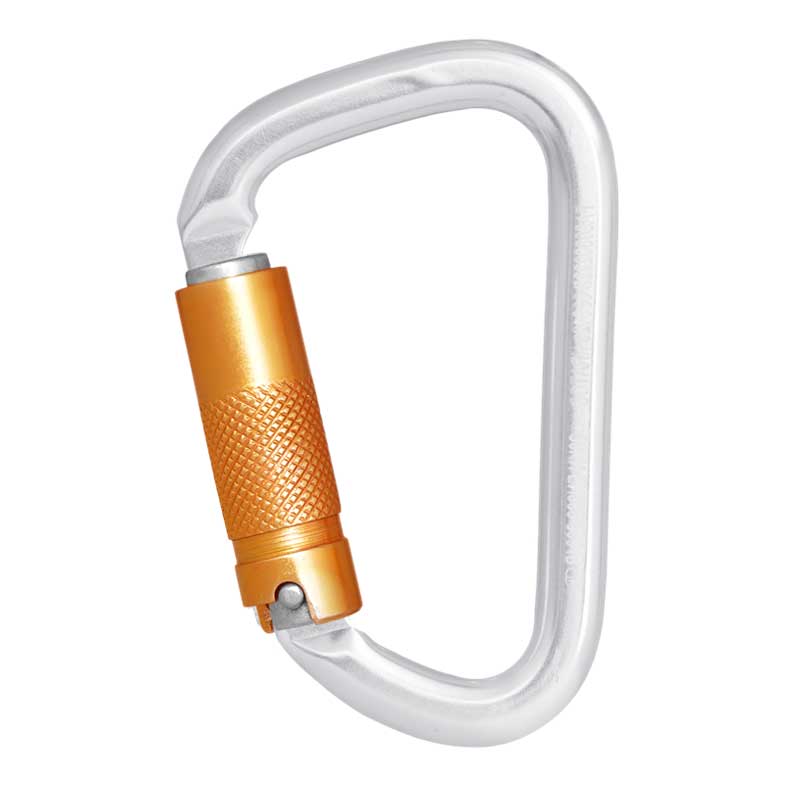 ALUMINIUMKARABINER MIT DREIFACH WIRKENDEM AUTOMATIKVERSCHLUSS (TRIPLE-LOCK) - KEYLOCK VERSION