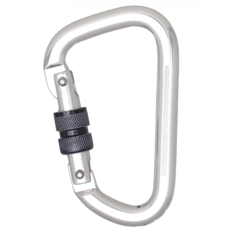 ALUMINIUMKARABINER MIT SCHRAUBVERSCHLUSS