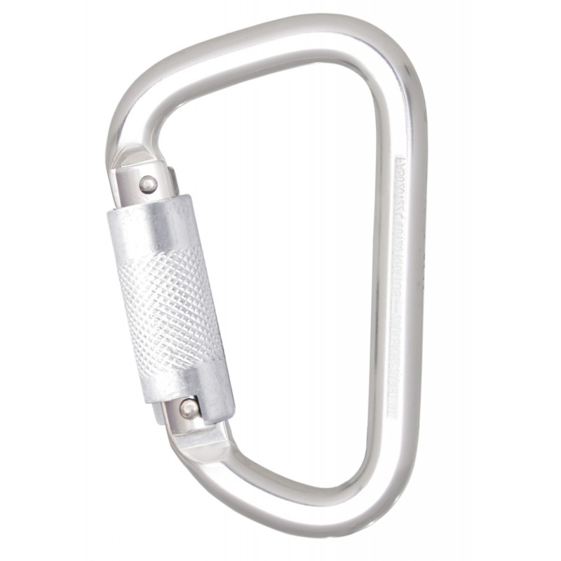 ALUMINIUMKARABINER MIT AUTOMATIKVERSCHLUSS VIERTELDREHUNG