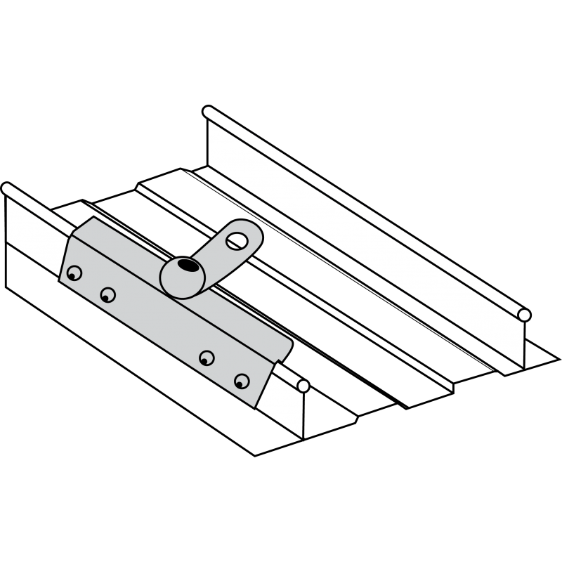 ANSCHLAGPUNKT AUS ALUMINIUM FÜR STEHFALZDECKUNGEN – Bild 3