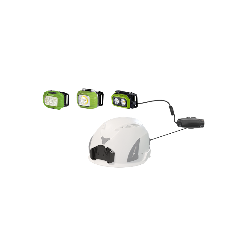 Klebebefestigung zur Anbringung der Batterie der Stirnlampe NEWTON 4 am Helm – Bild 2