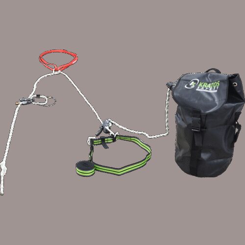 2 IN 1 AUFFANGSYSTEM MIT INTEGRIERTEM RETTUNGSSYSTEM, 30 M
