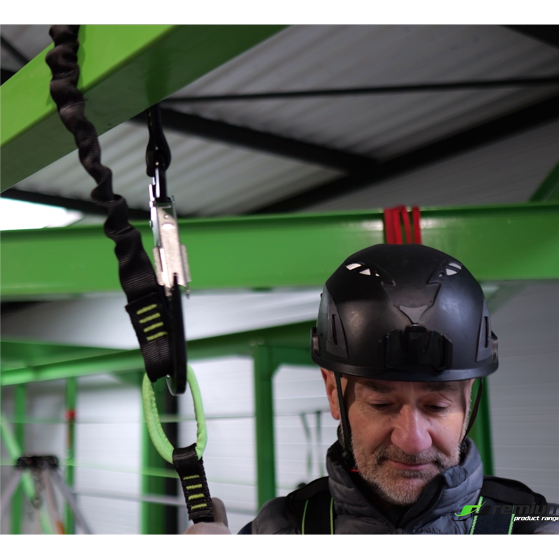 GRAVITY-S, 2 m langes, Y-Verbindungsmittel mit Bandfalldämpfer und zwischenliegenden Befestigungsringen – Bild 5