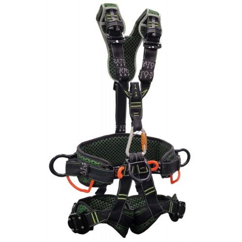 AIRTECH 2 – Zweipunktauffanggurt Extra-Komfort mit Haltegurt für Arbeiten in hängender Position (Größe L-XXL)