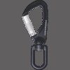ALUMINIUKARABINER MIT AUTOMATIKVERSCHLUSS VIERTELDREHUNG (TWIST-LOCK) MIT FALLANZEIGE-WIRBEL