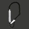 ALUMINIUMKARABINER MIT AUTOMATIKVERSCHLUSS UND SPERRHEBEL