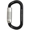 Aluminiumkarabiner mit Automatikverschluss Vierteldrehung (Twist-Lock)