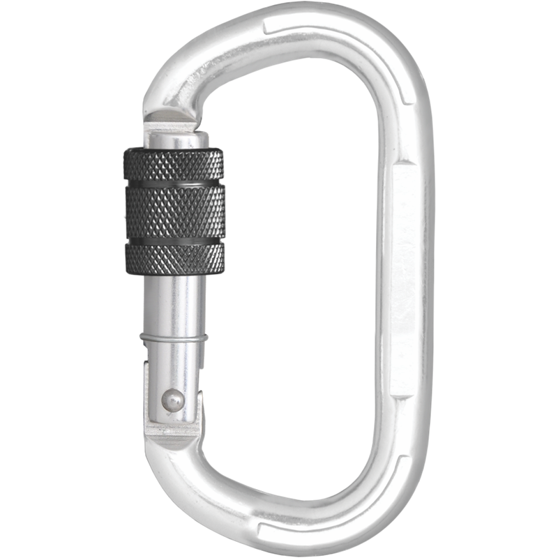 ALUMINIUMKARABINER MIT SCHRAUBVERSCHLUSS - KEYLOCK VERSION