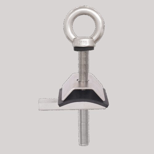 Ancrage à boulonner pour panne de couverture bac acier trapézoïdal - lg. 125 mm
