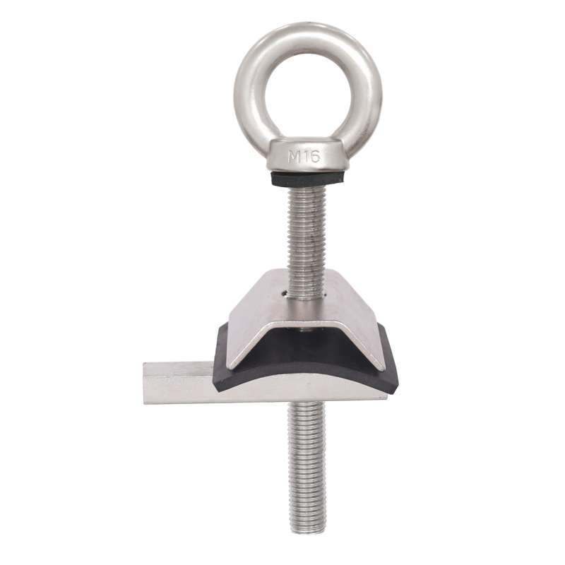 Ancrage à boulonner pour panne de couverture bac acier trapézoïdal - lg. 125 mm