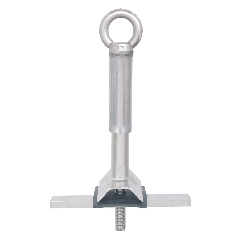 Ancrage à boulonner pour panne de couverture bac acier trapézoïdal - lg. 209,5 mm