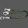 Y-VERBINDUNGSMITTEL MIT FALLDÄMPFER AUS GURTBAND 1,80 M MIT KARABINER