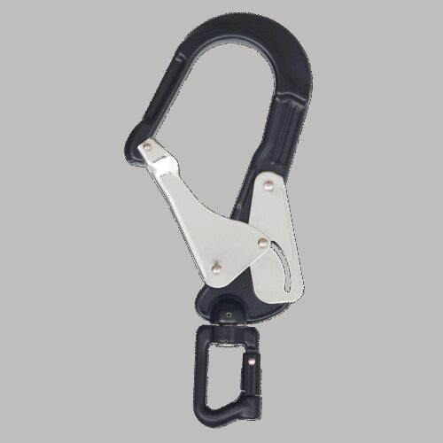 KARABINERHAKEN AUS ALUMINIUM, TYP KEYLOCK MIT DREHWIRBEL