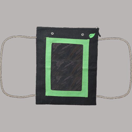 JUTETASCHE MIT TRAGEKORDEL