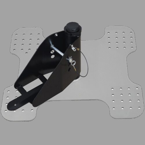 Point d'ancrage fixe rotatif à 360° pour ARA sur couverture bac acier trapézoïd