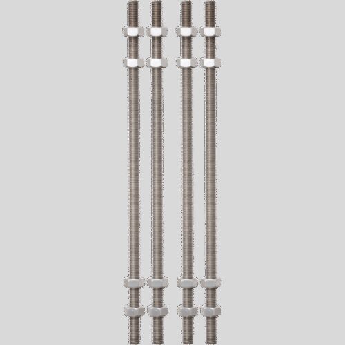 Set mit 4 Gewindestangen aus Edelstahl für horizontale Anschlageinrichtung KS-Line (KS 4000)