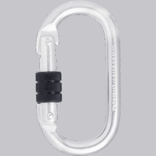 STAHL-KARABINER MIT SCHRAUBVERSCHLUSS