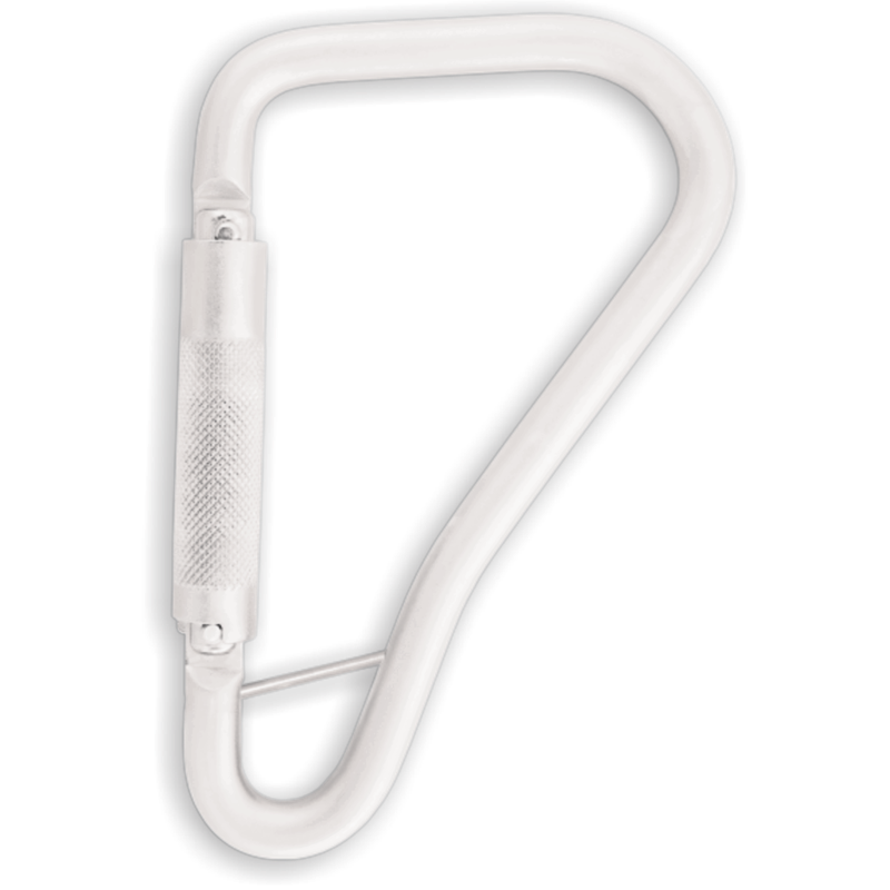 STAHLKARABINER MIT AUTOMATIKVERSCHLUSS VIERTELDREHUNG, GROSSE ÖFFNUNG MIT 55 MM ÖFFNUNGSWEIT
