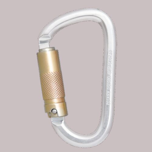 STAHLKARABINER MIT DREIFACH WIRKENDEM AUTOMATIKVERSCHLUSS (TRIPLE-LOCK) - KEYLOCK VERSION