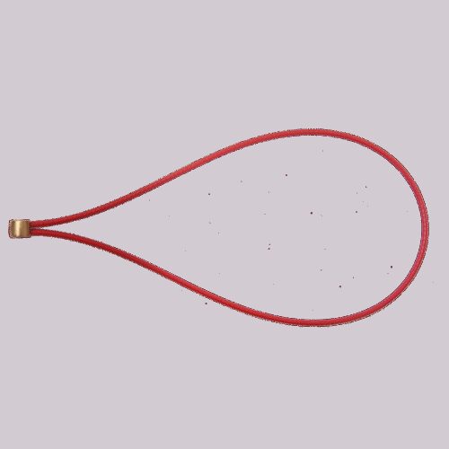 WERKZEUGHALTER-DRAHTSCHLAUFE MIT STOPPER ZUR BEFESTIGUNG AN WERKZEUGEN MIT LOCH MAX. 7 MM